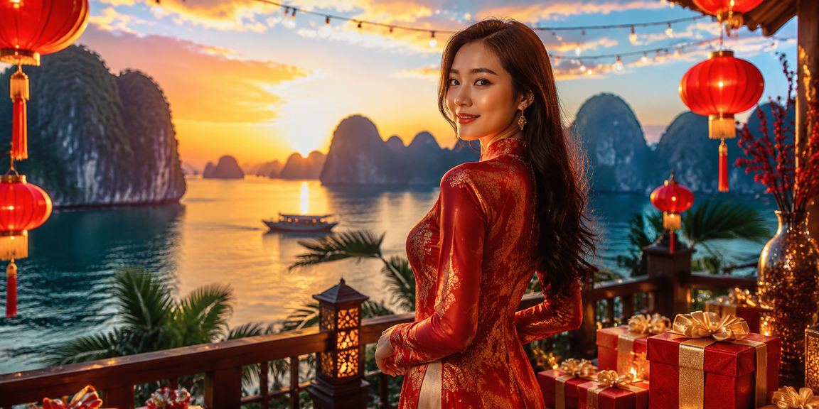 Phong cảnh Ninh Bình kết hợp không khí giải trí trực tuyến buổi tối