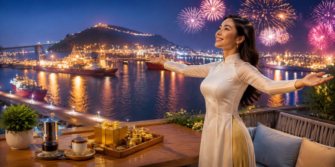 Người dùng Vũng Tàu thưởng thức cà phê sáng trong khi theo dõi kèo thể thao trực tuyến trên điện thoại