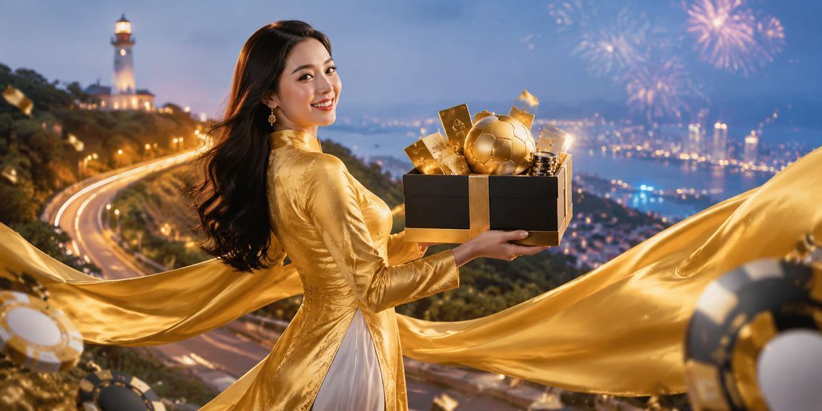 Không gian VIP casino tại Vũng Tàu với trang phục áo dài truyền thống Việt Nam